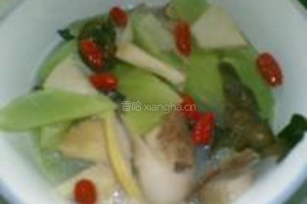 莴笋咸肉煮笋片的做法图解5
