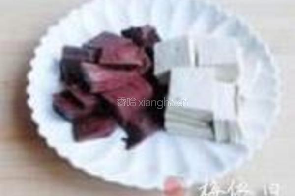 羊血粉丝汤的做法图解1