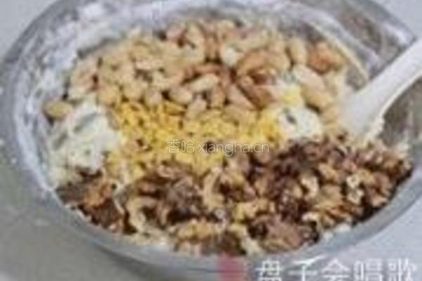 什锦烤糯米糕的做法图解7