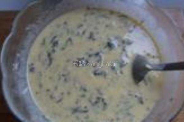海苔鸡蛋饼的做法图解3