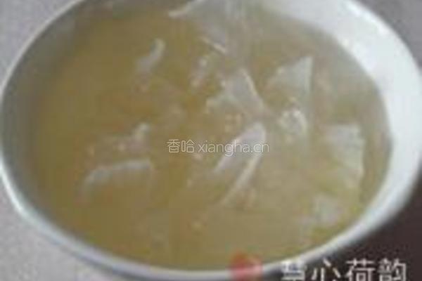银耳荔枝绿豆爽的做法图解5