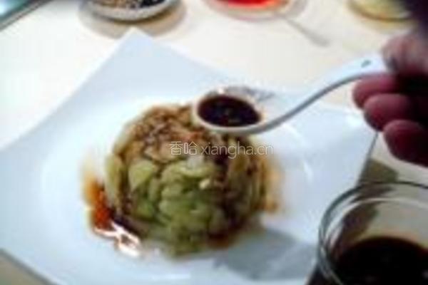 椒油蒜蓉拌茄泥的做法图解8