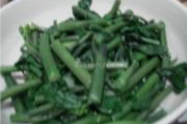 凉拌红菜苔的做法图解6