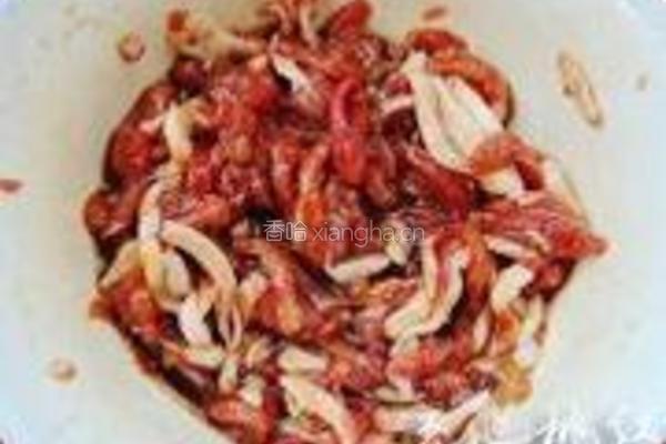 黄豆芽炒粉条的做法图解2