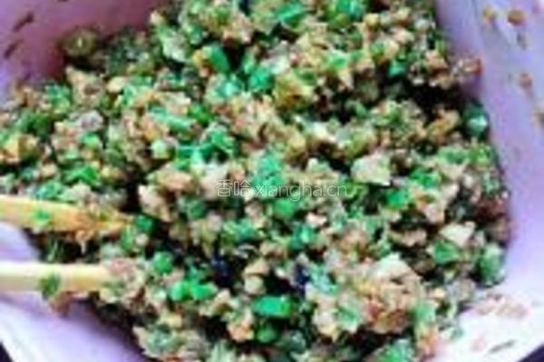 豇豆馅水煎包的做法图解6