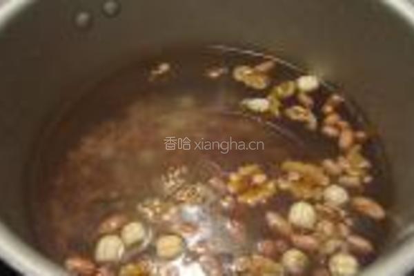核桃杂粮番薯粥的做法图解7