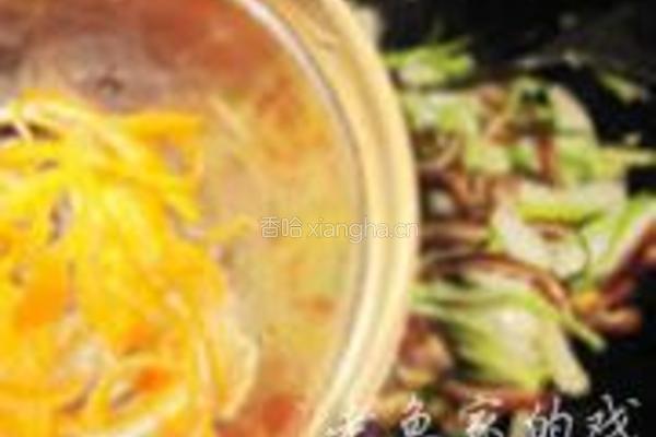 荞菜炒卤猪耳的做法图解10