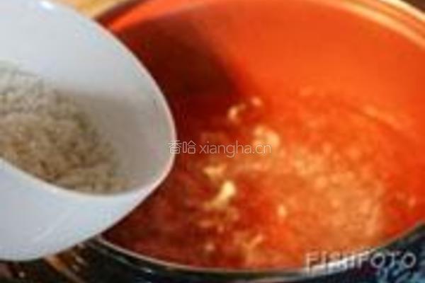 罗汉果燕麦瘦肉粥的做法图解4