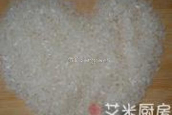 火腿肠婆婆丁菜干粥的做法图解2