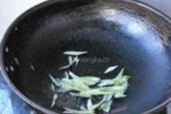 白菜丝热汤面的做法图解3