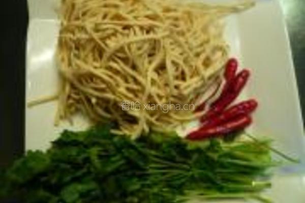 拌豆腐丝的做法图解1