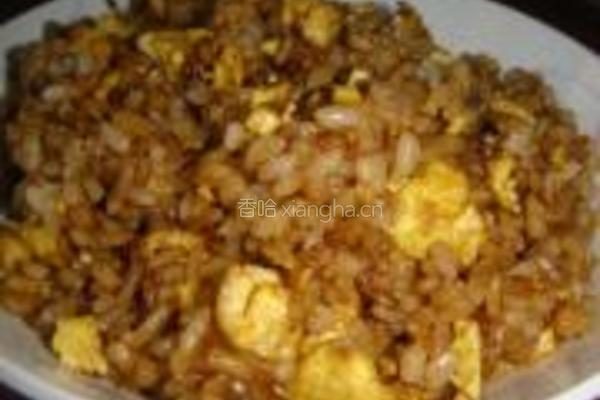 酱油鸡蛋炒饭的做法图解6
