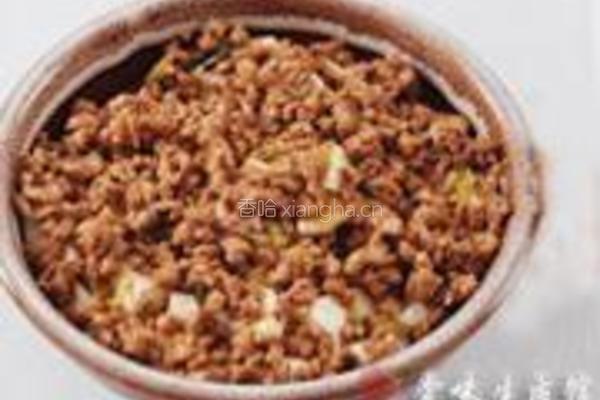 肉末蒸豆腐的做法图解5