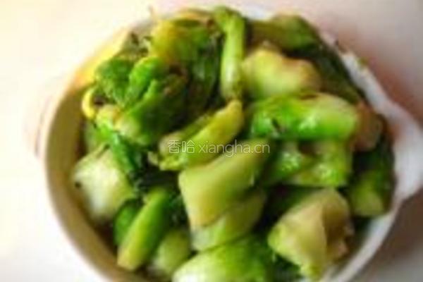 清炒娃娃菜的做法图解5