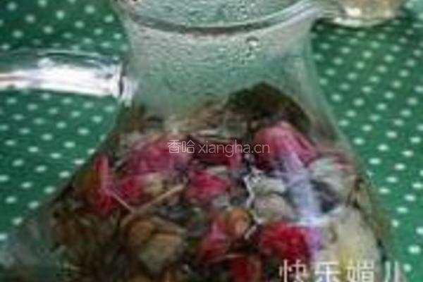 玫瑰荷叶减脂茶的做法图解5