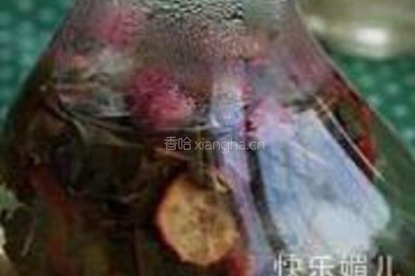 玫瑰荷叶减脂茶的做法图解6