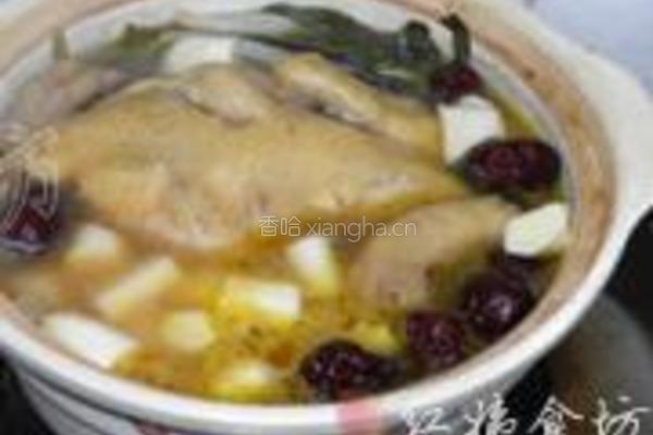 紫灵芝炖鸡的做法图解12