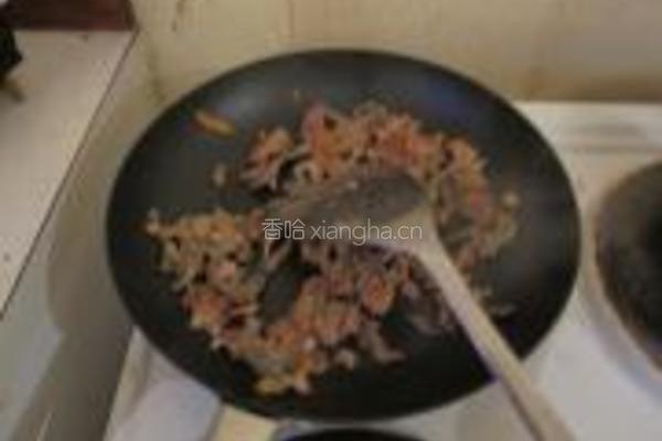 榨菜肉丝面的做法图解3