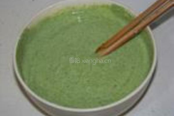 菠菜芝麻软饼的做法图解4