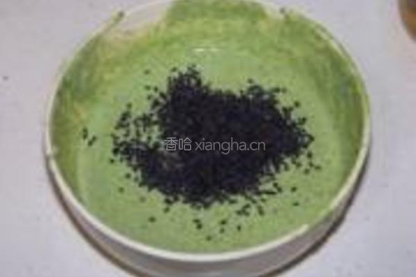 菠菜芝麻软饼的做法图解7