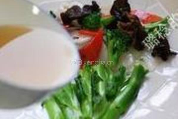 鲍鱼汁浸时蔬的做法图解15