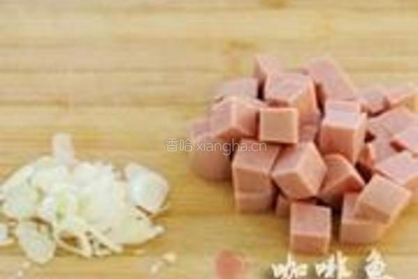 火腿榄菜炒丝瓜的做法图解4