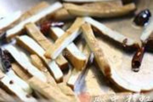 藜蒿香干的做法图解2
