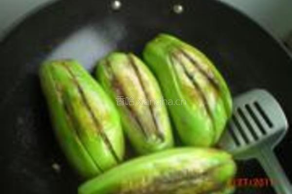 茄子夹肉馅的做法图解5