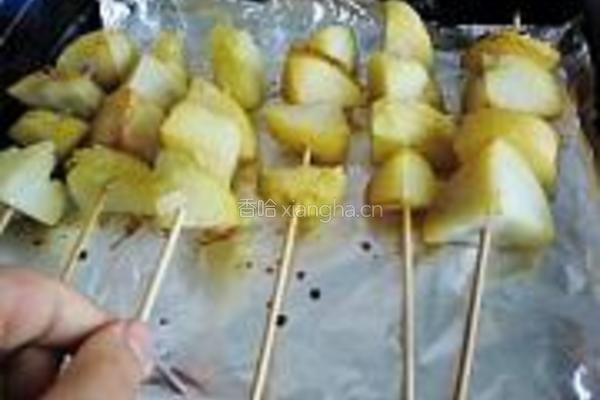 烤土豆串的做法图解12