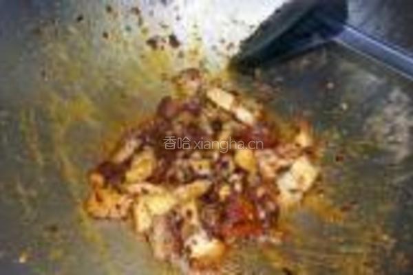 虾米酱炒烧肉的做法图解5