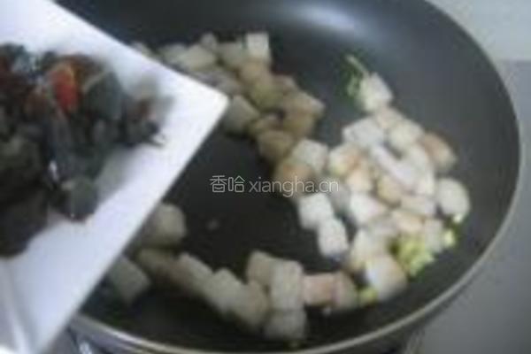 皮蛋炒山药的做法图解5