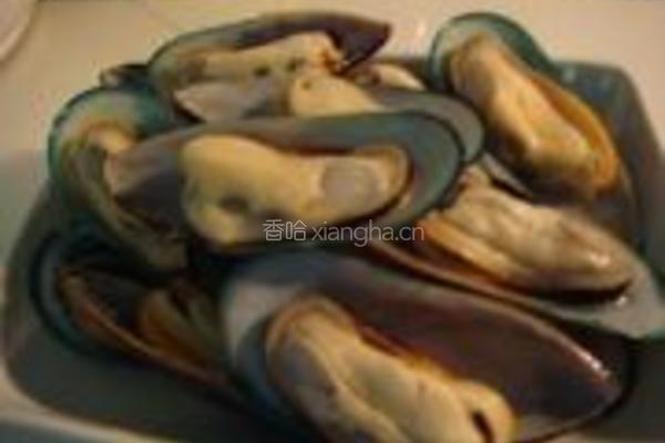 豉椒青口的做法图解1