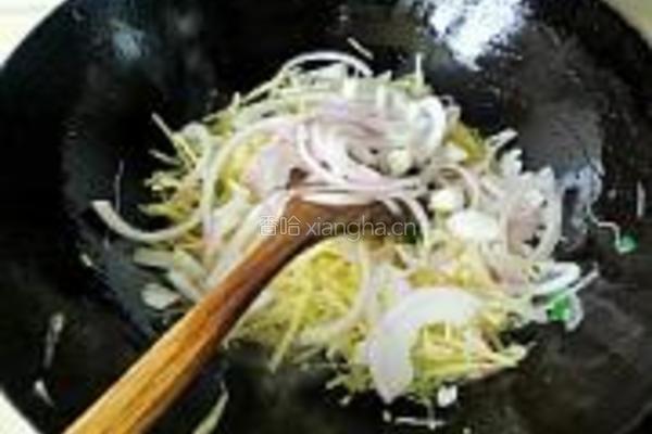 酸辣洋葱土豆丝的做法图解6