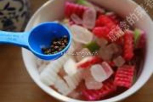 糖醋腌萝卜条的做法图解7