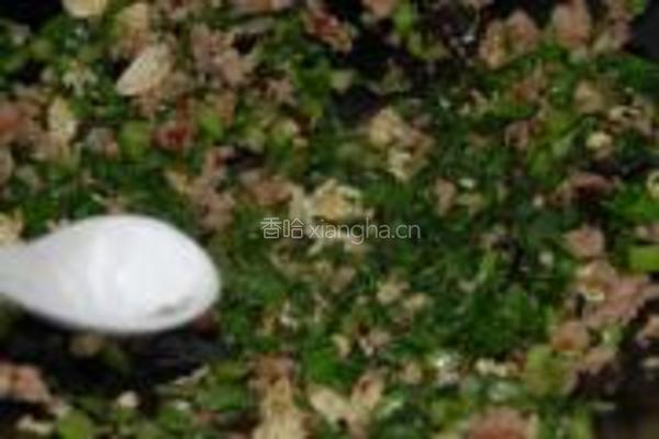 榄菜肉末炒芥兰叶的做法图解7