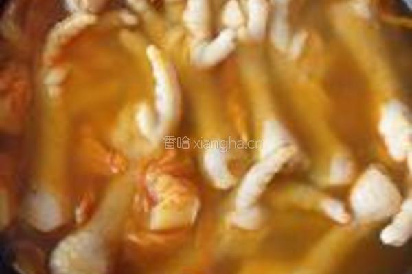 泡菜鸡爪的做法图解8