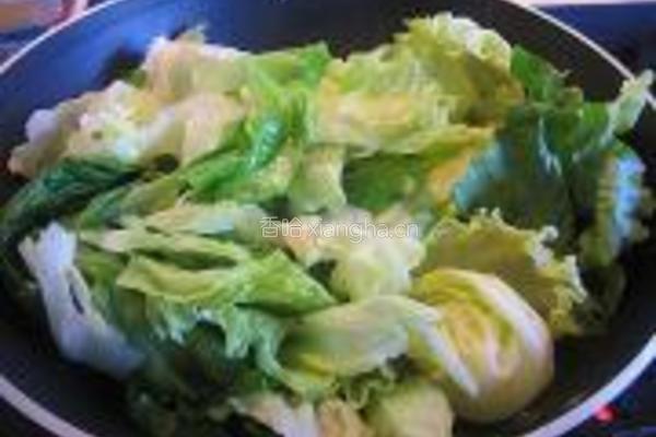 姜蒜蓉生菜的做法图解3