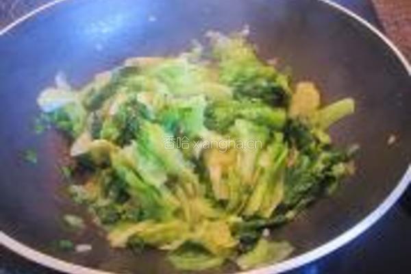 姜蒜蓉生菜的做法图解5