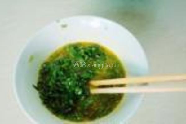 马蹄草煎鸡蛋的做法图解4