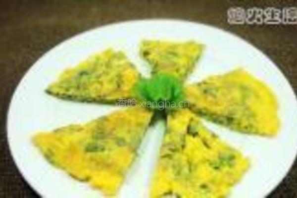 马蹄草煎鸡蛋的做法图解6