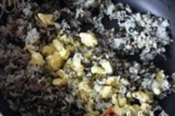 橄榄菜炒饭的做法图解5