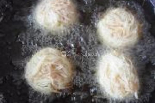 金丝鸡球的做法图解8
