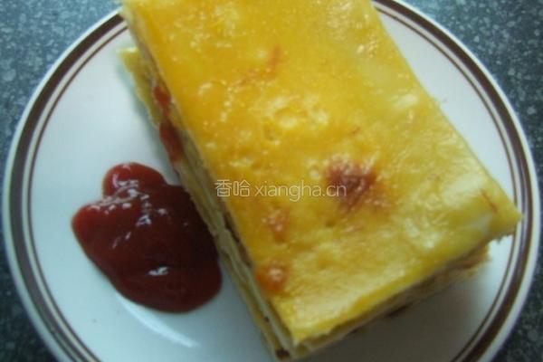 黄金肉松煎饼