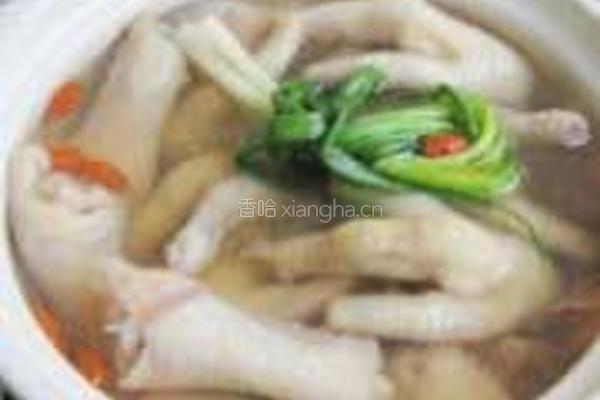 当归洋参凤爪的做法图解4