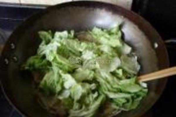 娃娃菜牛肉面的做法图解10