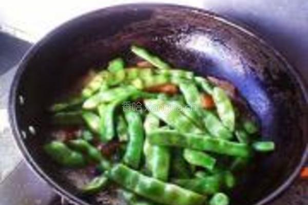 肉皮烧扁豆的做法图解11