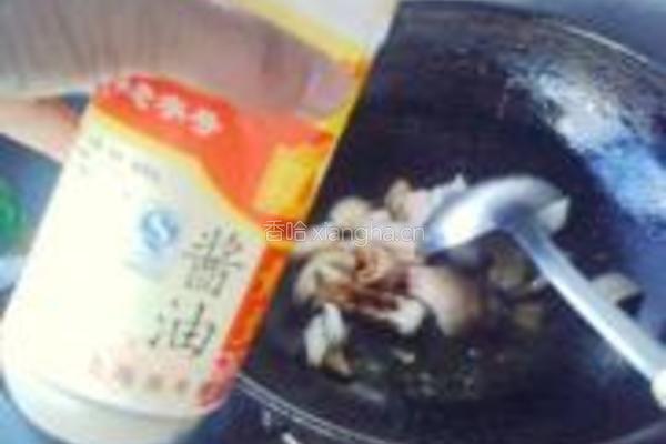 肉皮烧扁豆的做法图解7