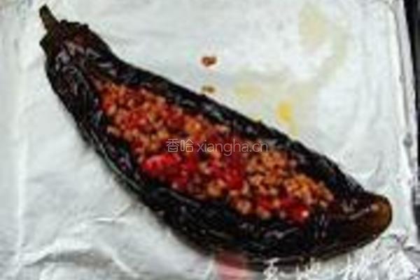 肉沫烤茄子的做法图解6