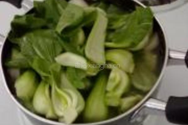 青菜豆腐鱼丸汤的做法图解4