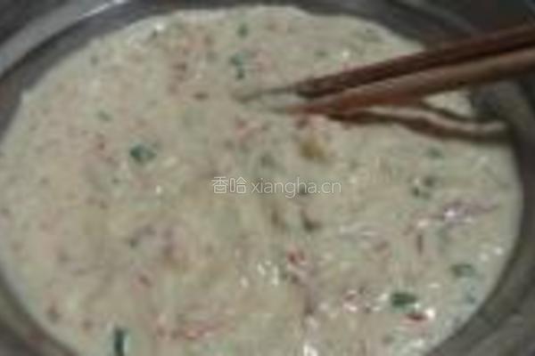 萝卜丝饼的做法图解4